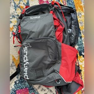 Platypus brand Duthie A.M. 15 hydration Hiking Back pack.